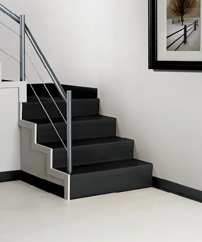 Flexco commercial vinyl stair treads room