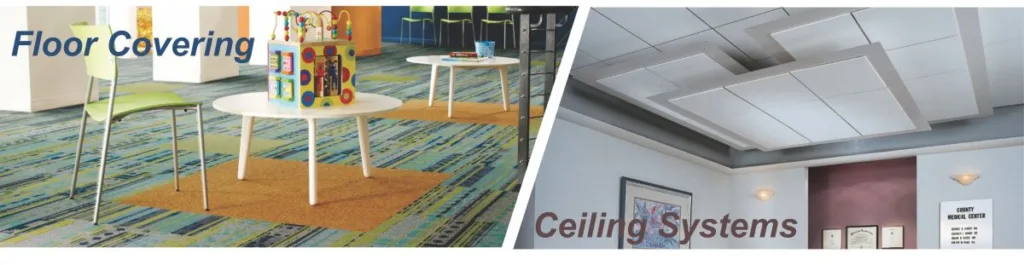 Government buyers online shop for floor covering and ceiling systems