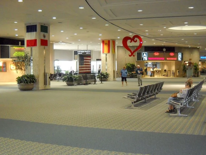 Tampa Airport Concourse Carpet Installation