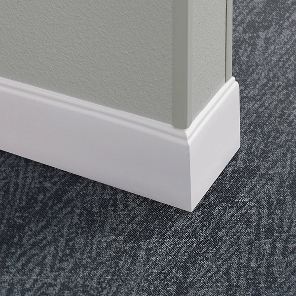 Flexco wall base with carpet tile